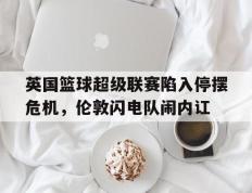 爱游戏ayx官方登录入口-英国篮球超级联赛陷入停摆危机，伦敦闪电队闹内讧