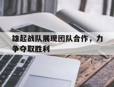 爱游戏ayx官方网页-雄起战队展现团队合作，力争夺取胜利
